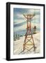 Aspen Ski Lift-null-Framed Art Print