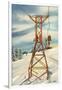 Aspen Ski Lift-null-Framed Art Print