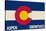 Aspen - Snowmass, Colorado State Flag-Lantern Press-Stretched Canvas