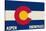 Aspen - Snowmass, Colorado State Flag-Lantern Press-Stretched Canvas