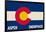 Aspen - Snowmass, Colorado State Flag-Lantern Press-Framed Art Print