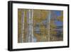 Aspen Trees and Lake-Don Paulson-Framed Giclee Print