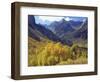 Aspen Trees in Autumn Color in the Mcgee Creek Area, Sierra Nevada Mountains, California, USA-Christopher Talbot Frank-Framed Photographic Print