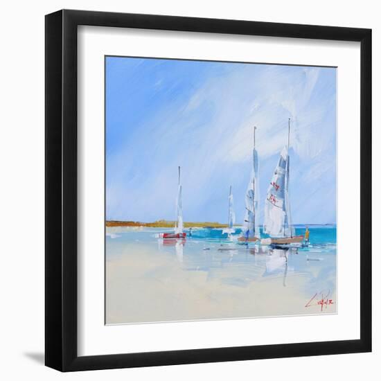 Aspendale Sails-Craig Trewin Penny-Framed Art Print