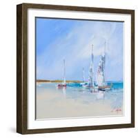 Aspendale Sails-Craig Trewin Penny-Framed Art Print