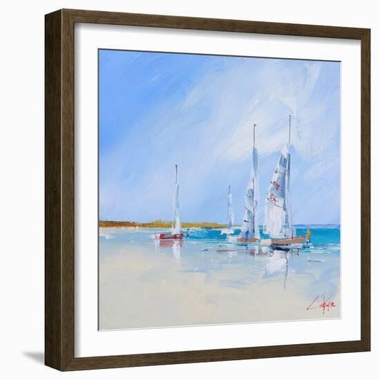 Aspendale Sails-Craig Trewin Penny-Framed Art Print