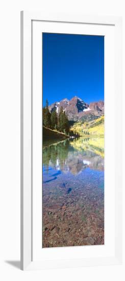 Aspens and Morning Light, Maroon Bells Near Aspen, Colorado-null-Framed Photographic Print