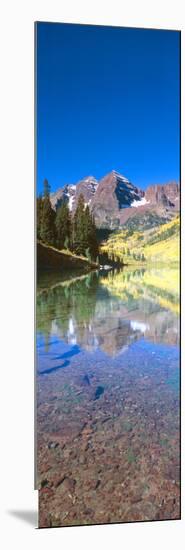 Aspens and Morning Light, Maroon Bells Near Aspen, Colorado-null-Mounted Photographic Print