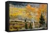 Aspens and willow thickets along U M Creek. Fishlake, Utah, USA-Scott T. Smith-Framed Stretched Canvas