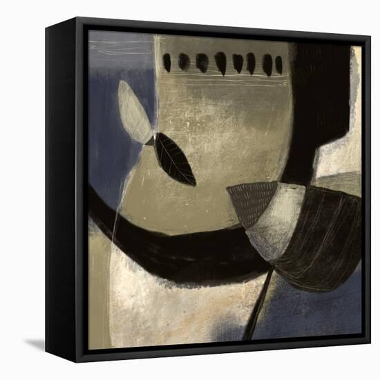 Asphalt Flower 1-Gabriela Avila-Framed Stretched Canvas