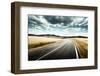 Asphalt Road in Tuscany, Italy-Iakov Kalinin-Framed Photographic Print