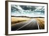 Asphalt Road in Tuscany, Italy-Iakov Kalinin-Framed Photographic Print