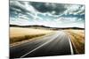 Asphalt Road in Tuscany, Italy-Iakov Kalinin-Mounted Photographic Print