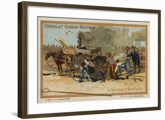 Asphalt Wagon-null-Framed Giclee Print