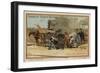 Asphalt Wagon-null-Framed Giclee Print