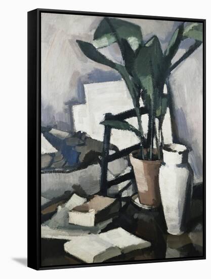 Aspidistra-Samuel John Peploe-Framed Stretched Canvas