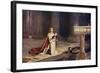 Aspirant Knight Keeping Vigil of Arms for Entry into Knighthood, Illustration from 'Romance and…-John Pettie-Framed Giclee Print