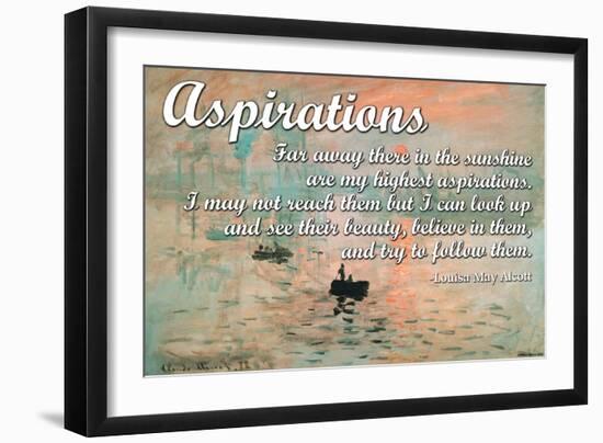 Aspirations-null-Framed Art Print