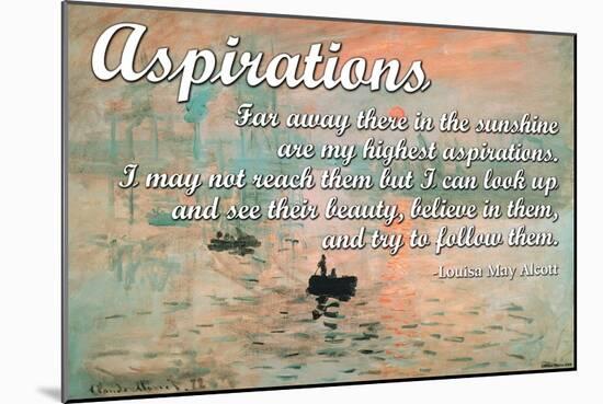 Aspirations-null-Mounted Art Print