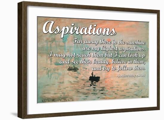 Aspirations-null-Framed Art Print