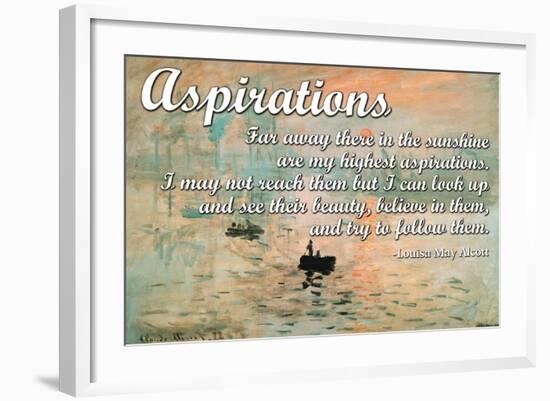 Aspirations-null-Framed Art Print