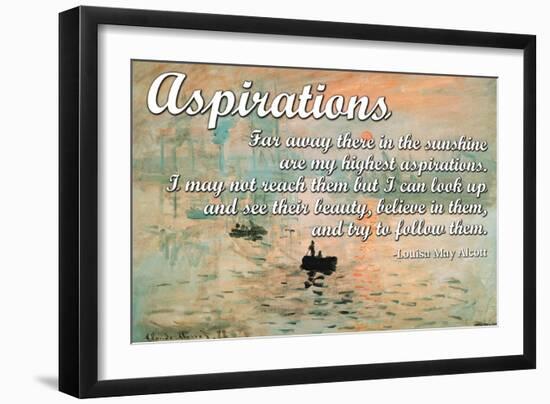 Aspirations-null-Framed Art Print