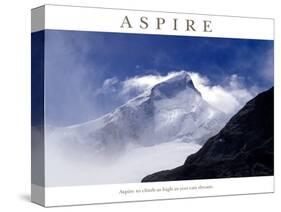 Aspire - Mt Aspiring-AdventureArt-Stretched Canvas