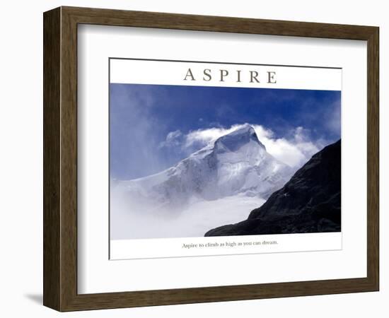 Aspire - Mt Aspiring-AdventureArt-Framed Photographic Print