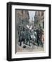 Assasination of M Beltchef in the Presence of Mr Stambouloff, Bulgaria, 1891-Henri Meyer-Framed Giclee Print