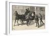 Assassination attempt on Francesco Crispi by the anarchist Lega, 1894-Italian School-Framed Giclee Print