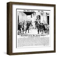 Assassination Attempt on Friedrich Wilhelm IV of Prussia-Neuruppiner Bilderbogen-Framed Art Print