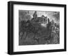 Assassination Attempt on Napoleon Bonaparte-null-Framed Art Print