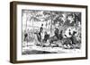 Assassination Attempt on Queen Victoria-Hablot K Browne-Framed Art Print