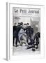 Assassination of a Policeman by an Anarchist, 1895-Lionel Noel Royer-Framed Giclee Print