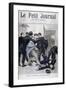 Assassination of a Policeman by an Anarchist, 1895-Lionel Noel Royer-Framed Giclee Print