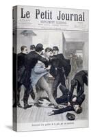 Assassination of a Policeman by an Anarchist, 1895-Lionel Noel Royer-Stretched Canvas