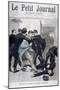Assassination of a Policeman by an Anarchist, 1895-Lionel Noel Royer-Mounted Giclee Print