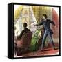 Assassination of Abraham Lincoln by John Wilkes Booth, 1865-null-Framed Stretched Canvas