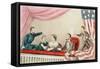 Assassination of Abraham Lincoln-Currier & Ives-Framed Stretched Canvas