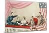 Assassination of Abraham Lincoln-Currier & Ives-Mounted Giclee Print