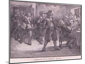 Assassination of Dr Dorislaus AD 1649-Walter Stanley Paget-Mounted Giclee Print