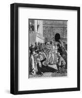 Assassination of Garcia Moreno-null-Framed Art Print