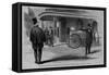 Assassination of James King, Corner of Montgomery and Washington Streets, San Francisco, California-null-Framed Stretched Canvas