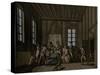 Assassination of Jean-Paul Marat --Jacques Francois Joseph Swebach-Stretched Canvas