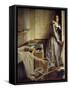 Assassination of Marat by Charlotte Corday by Paul Baudry-null-Framed Stretched Canvas