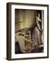 Assassination of Marat by Charlotte Corday by Paul Baudry-null-Framed Photographic Print