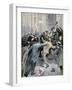 Assassination of Marie François Sadi Carnot, President of the French Third Republic, 1894-null-Framed Giclee Print