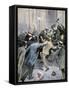 Assassination of Marie François Sadi Carnot, President of the French Third Republic, 1894-null-Framed Stretched Canvas