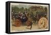 Assassination of President Carnot, Lyon, 1894-null-Framed Stretched Canvas