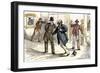 Assassination of President James Garfield in a Washington DC Train Station, 1881-null-Framed Giclee Print